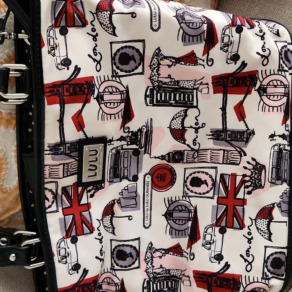Flash Sale! LuLu Guinness London Purse/ tote with attached mini case - Picture 4 of 14